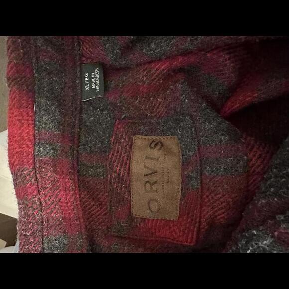 Orvis cotton-blend plaid flannel shacket - Picture 8 of 8